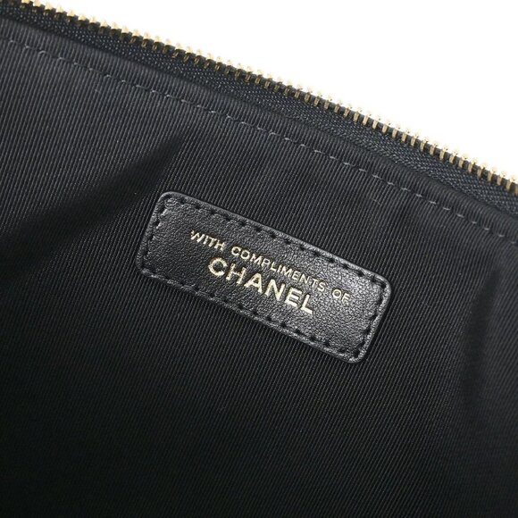 Chanel Black Satin Clutch Bag 115645 - Picture 7 of 9